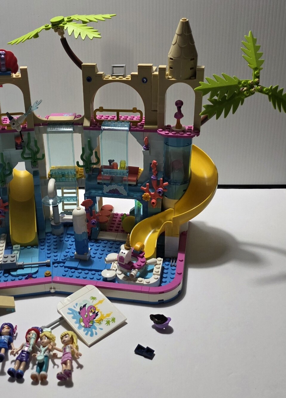 Lego 41430 FRIENDS Summer Fun Water Park Incomplete Missing Pieces Box & Instruc - Picture 2 of 14